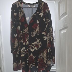 Floral Long Sleeve Blouse